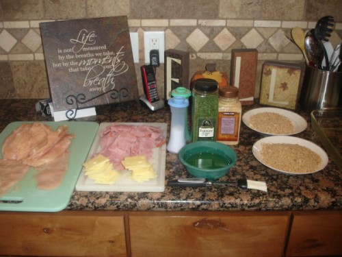 Chicken Cordon Bleu Assembly Line