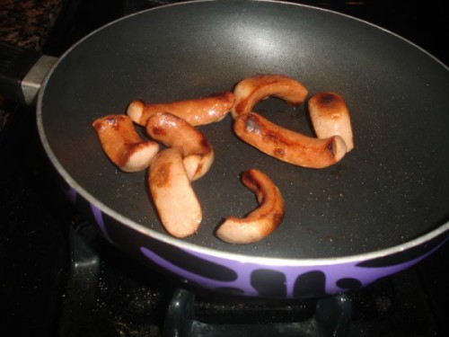 Fried Turkey Dogs