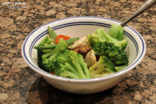 Chicken and veggies