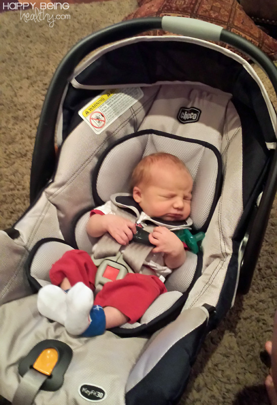Midget In Baby Car Seat 118
